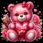 pink bears love u🌹