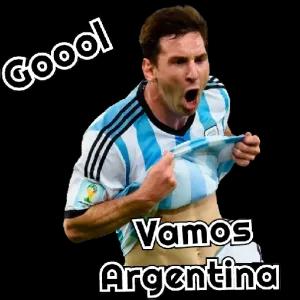 Goool Vamos Argentina - getsticker.com