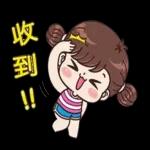 girl sticker 12132🙆‍♀️