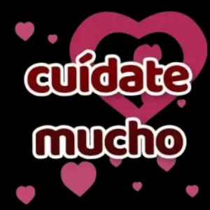 cuídate mucho - getsticker.com