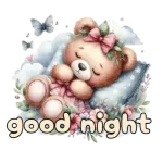 Good Night Stickers