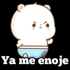 Ya me enoje - getsticker.com