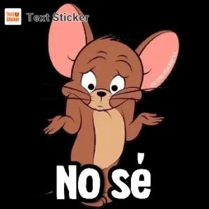 NO sé - getsticker.com