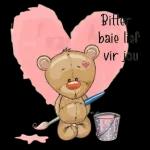 BOEE MORE!
Hierdie ou hartjie
van my loop oor
van liefde, nou wil
ek dit nie mors nie,
wil dit liewers uitdeel,
daarom stuur ek vir
jou daarvan. Deel dit
vinnig uit hoor want
dit vermenigvuldig
ongelooflik baie.
Jy moet gou maak...
deel uit, deel uit!
hart!
Mooi daggie met liefde opreg uit
my