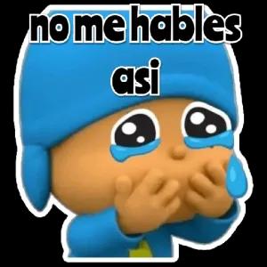 no me hables asi - getsticker.com