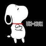 Snoopy Onomatopoeia Stickers