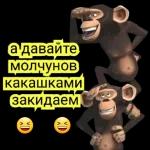 а давайте молчунов какашками закидаем