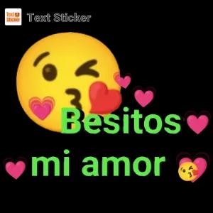 Besitos mi amor - getsticker.com