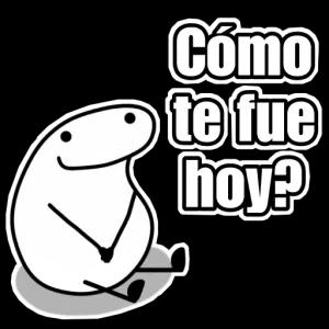 Cómo te fue hoy? - getsticker.com