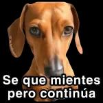 Se que mientes pero continúa