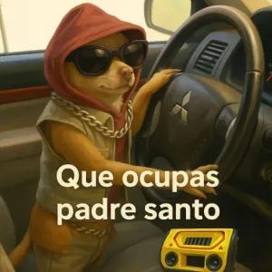 Que ocupas padre santo - getsticker.com
