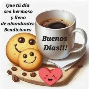 Que tú día sea hermoso y lleno de abundantes Bendiciones  Buenos Días!!! - getsticker.com