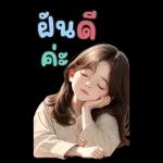 สติ๊กเกอร์ตัวใหญ่ แป้งปัง เลดี้เกิร์ล