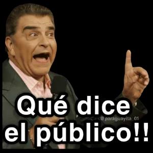 Qué dice el público!! @paraguayita_01 - getsticker.com