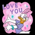 Donald Duck & Daisy Couple Stickers