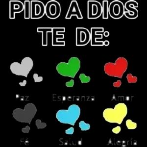 PIDO A DIOS TE DE: Paz Esperanza Amor Fé Salud Alegria - getsticker.com