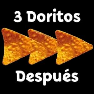 3 Doritos despues - getsticker.com