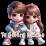 Cute Couple Stickers