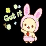 Rilakkuma's family chat stickers 2