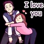 n WhatsApp drukkie Jo-Ann Omgee Bord wat jou omvou om te sê ek dink aan jou!