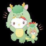 Hello Kitty 新年貼圖2024