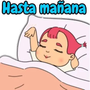 Hasta mañana - getsticker.com