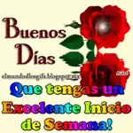 Buenos Dias Que tengas un Excelente Inicio de Semana!