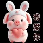 Piggy Rabbit so Cute