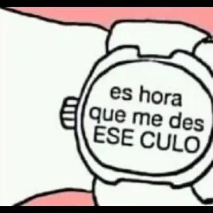es hora que me des ESE CULO - getsticker.com