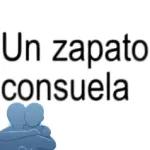 Un zapato consuela