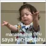 manalah saya tahu
saya kan tak tahu