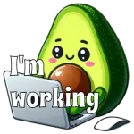 Cute avocado