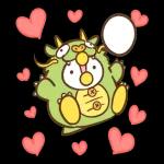 那隻鳥。全螢幕新年貼圖