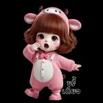 สาวน้อยน่ารัก - ชุดวัว 2