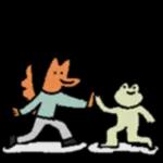 呱鬆與狐哥～～好棒蛙！