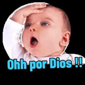 Ohh por Dios !! - getsticker.com