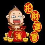 泼猴与娇娇兔-搞笑贺年