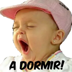 A DORMIR! - getsticker.com
