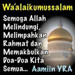وَعَلَيْكُمُ السَّلَامُ Semoga Allah perkenankan doa doa kita