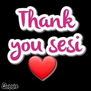 Thank you sesi - getsticker.com