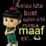 kalau kita
buat
salah kita
mintak
maaf
ek!..