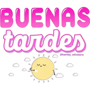 Buenas tardes - getsticker.com