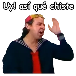 Uy! así qué chiste - getsticker.com