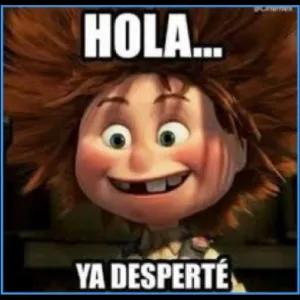 HOLA... YA DESPERTÉ - getsticker.com