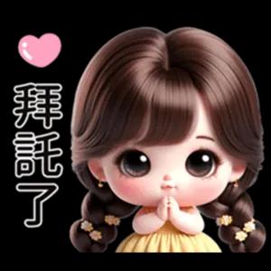 拜拜 - getsticker.com