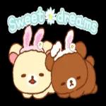 Rilakkuma's family chat stickers 2