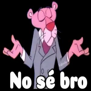 No sé bro - getsticker.com