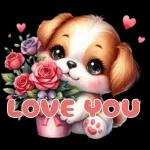 Cute little tiger sticker