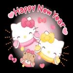 Hello Kitty 新年貼圖2024