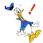 Donald Duck is taking a break